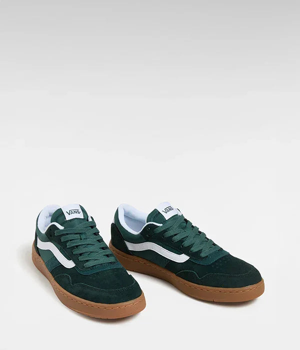 נעלי ואנס ירוקות עם סוליה חומה ודיטל סוויש לבן, קולקציית מותגים ב-CHOZEN