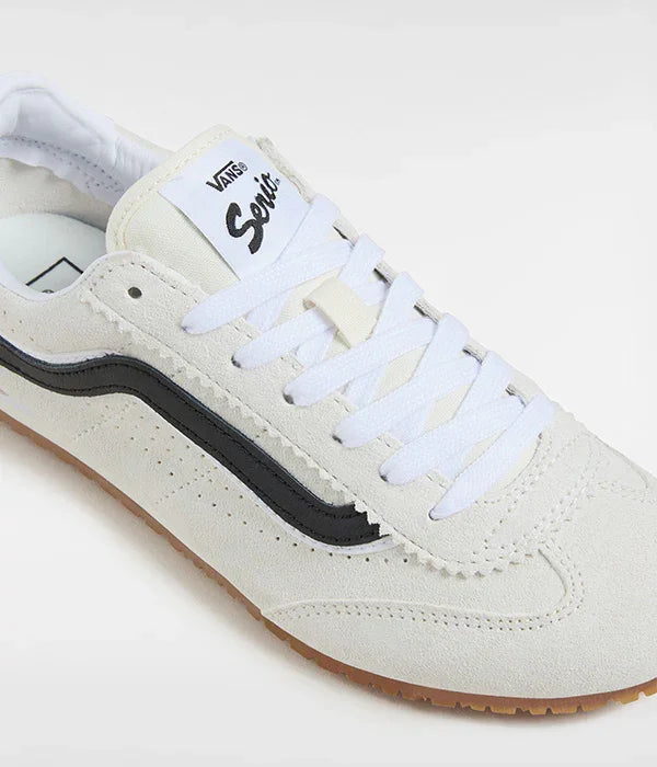 נעל סניקרס ונאס לבנה עם פס שחור, עיצוב קלאסי, מותג מוביל ב-CHOZEN