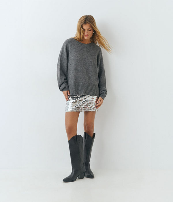 בראוני מגפי בוקרים לנשים