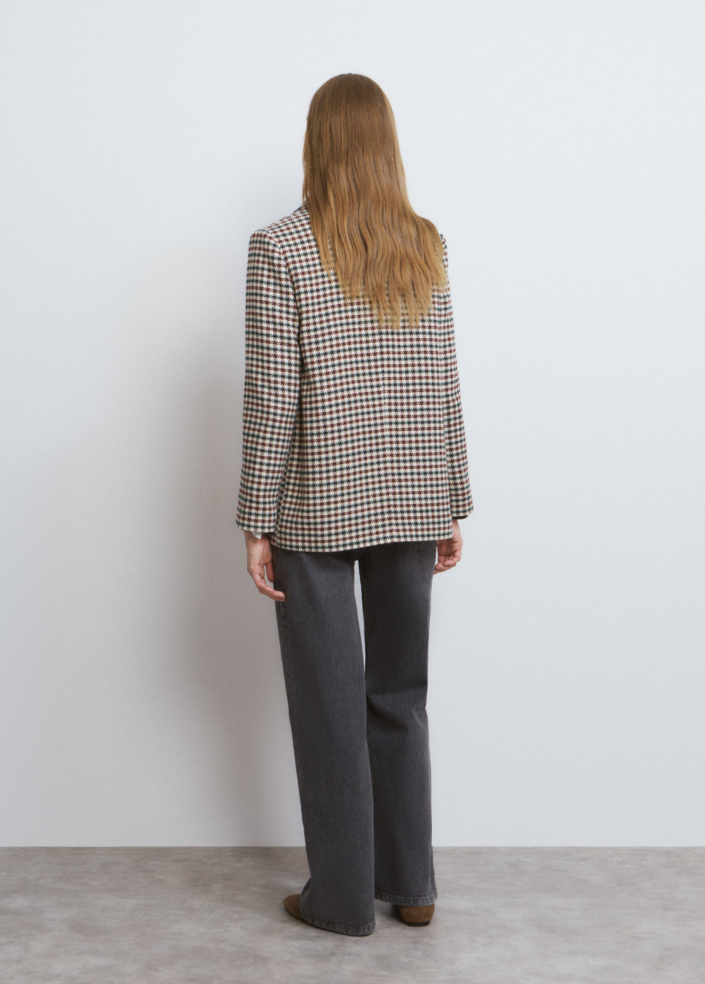 בראוני מעיל מחויט לנשים