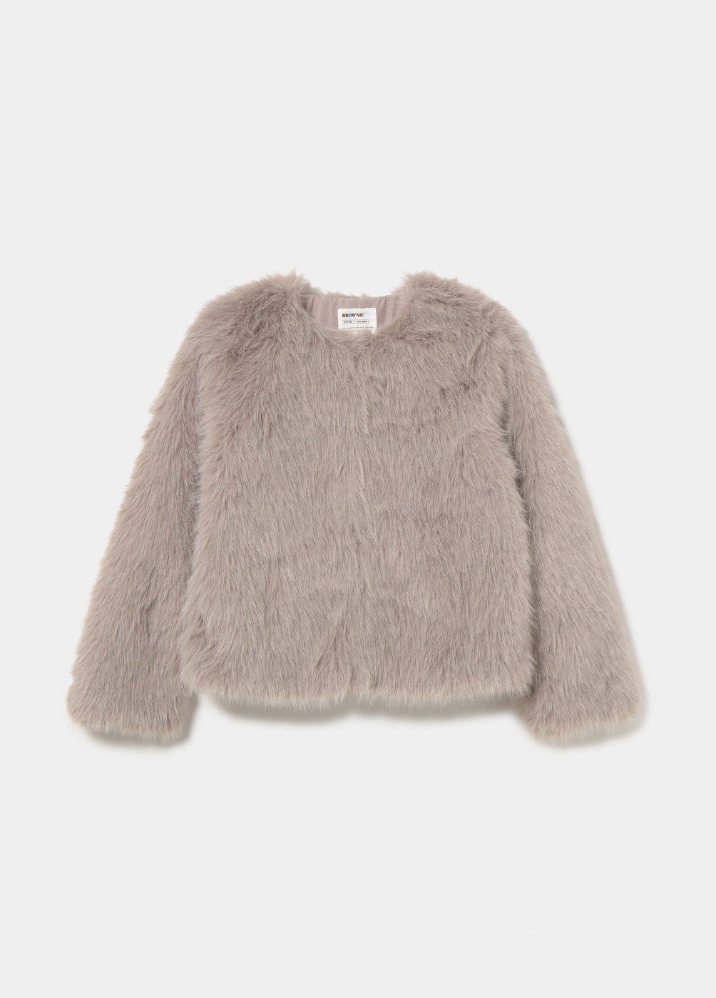 בראוני מעיל פרוותי לנשים - CHOZEN