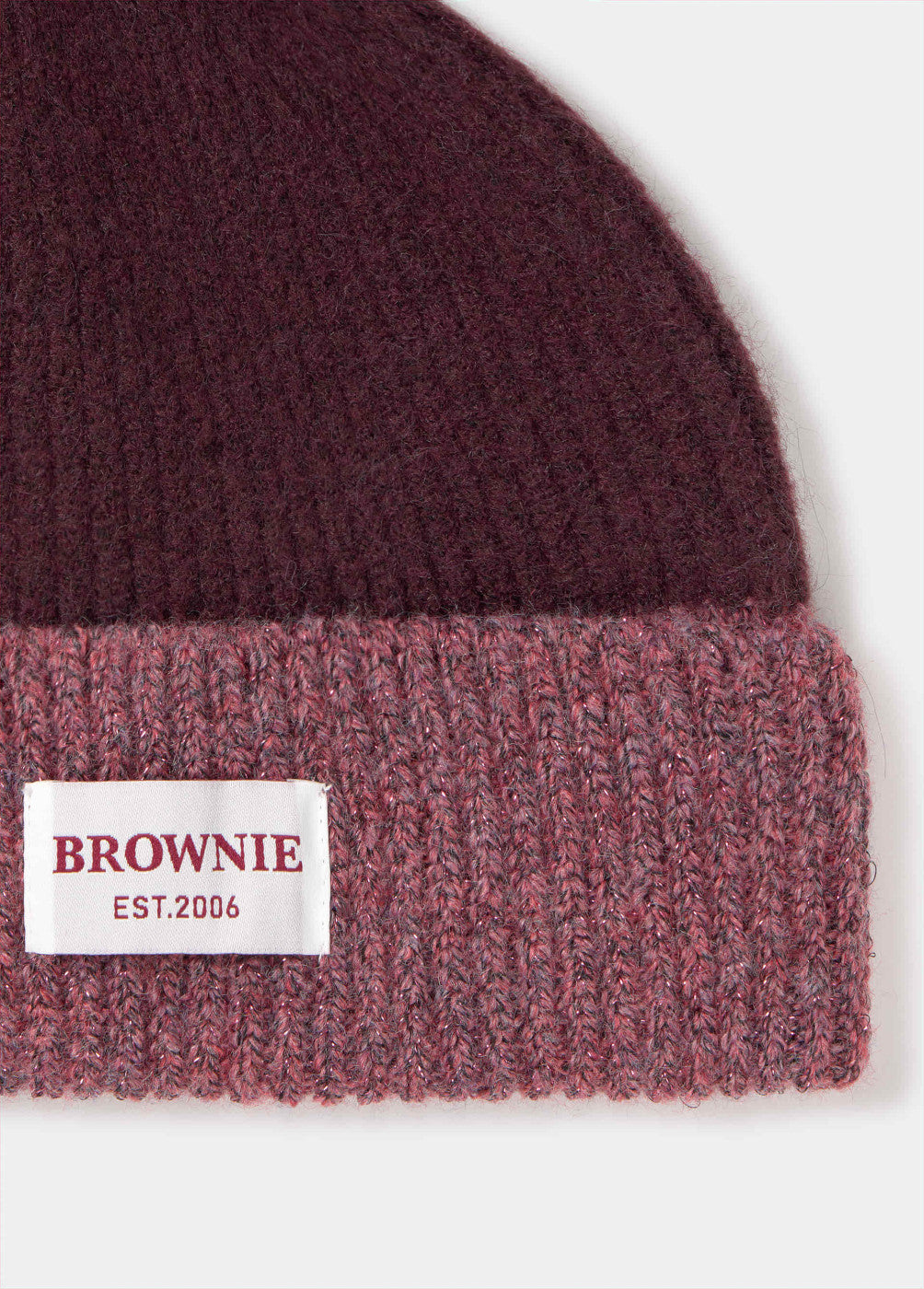 בראוני כובע צמר לנשים