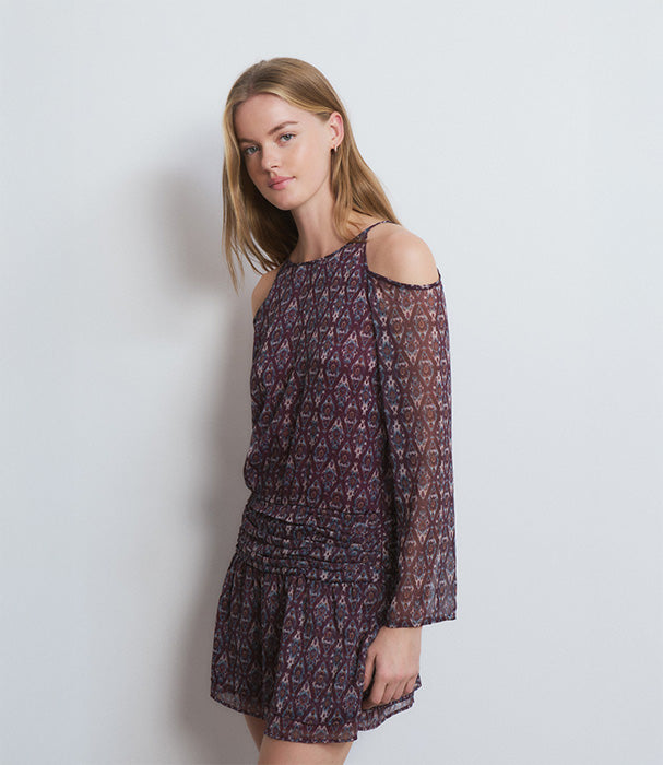 בראוני שמלת מיני לנשים