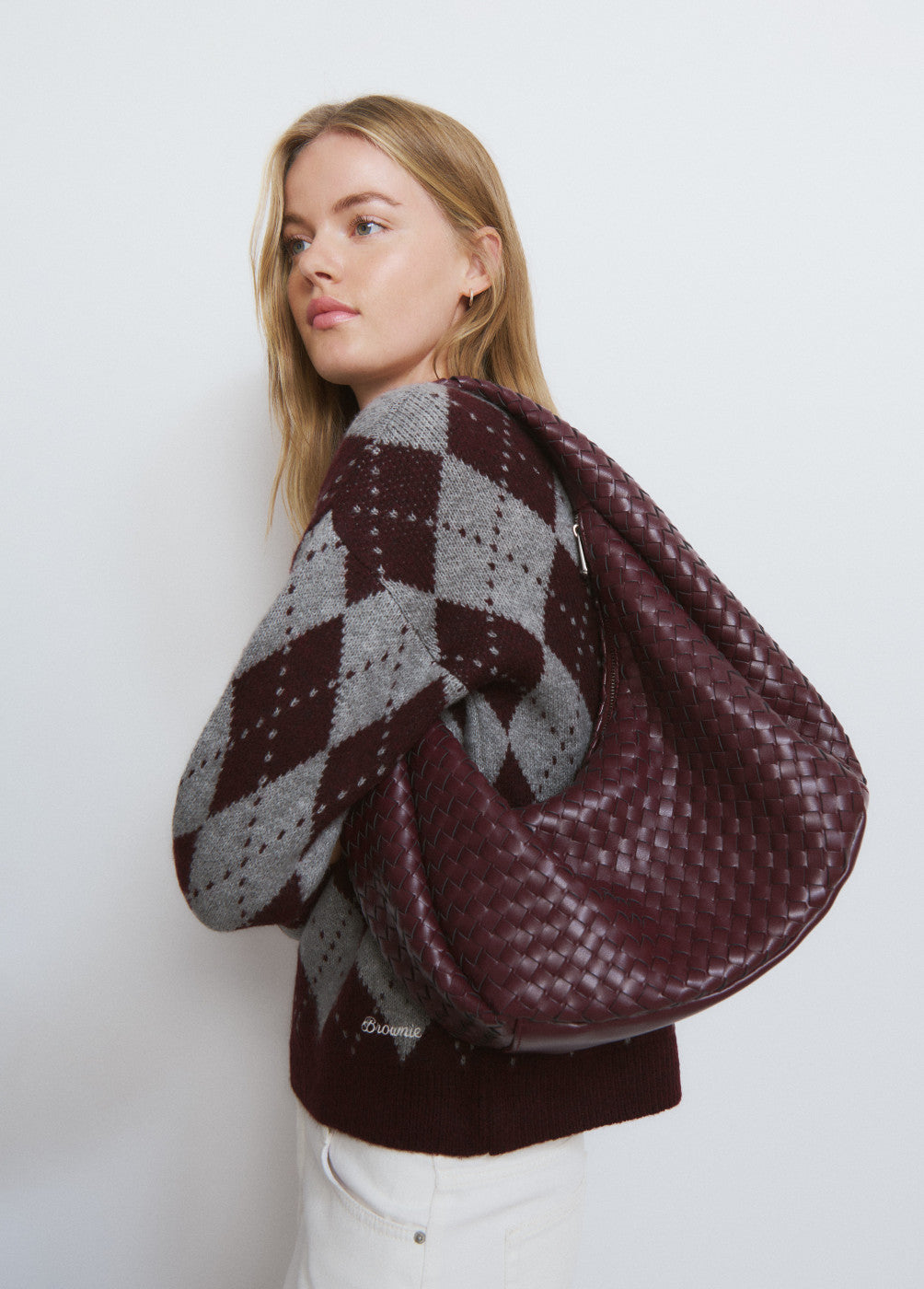 בראוני תיק כתף לנשים