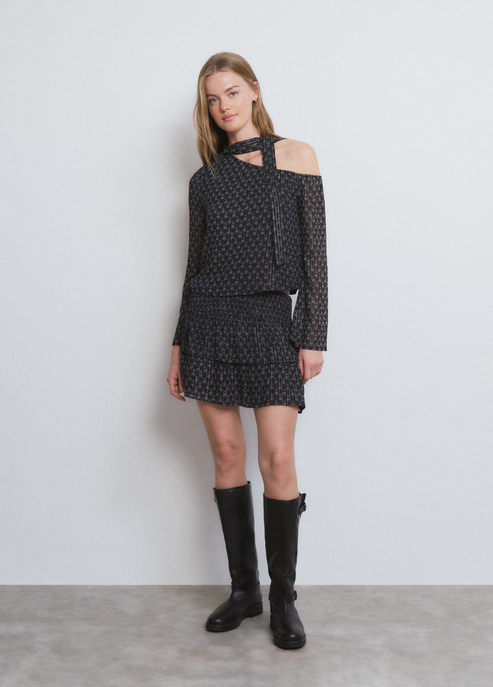 בראוני חולצה ארוכה לנשים