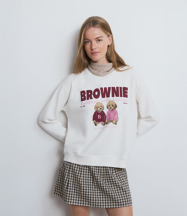 בראוני סווטשירט לנשים