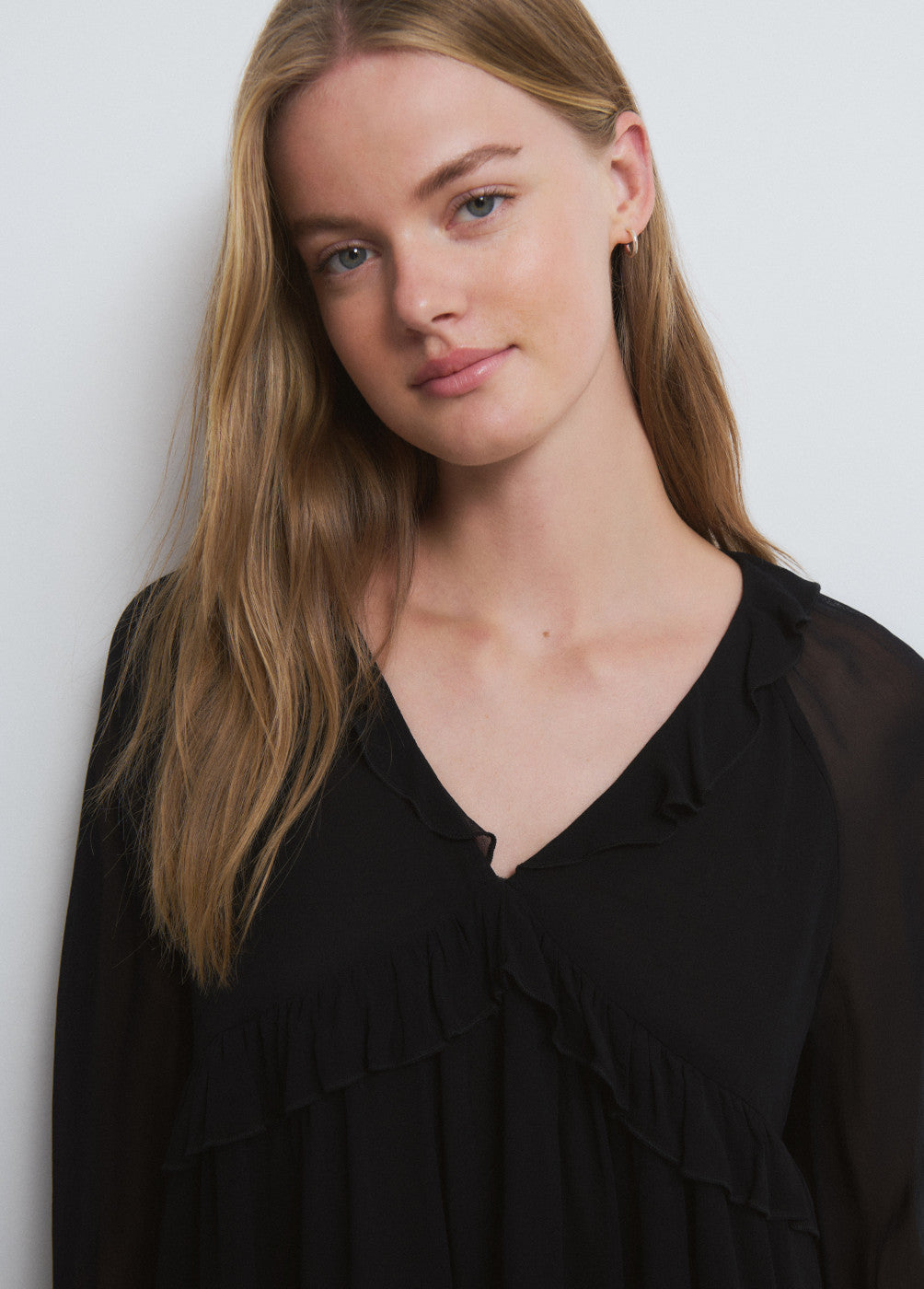 בראוני חולצה ארוכה לנשים