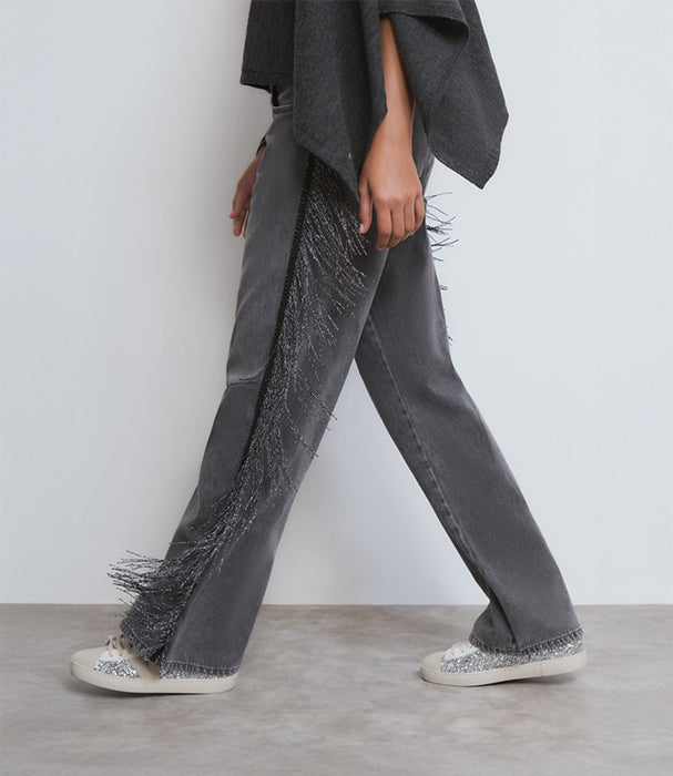 בראוני ג'ינס בגזרה ישרה לנשים