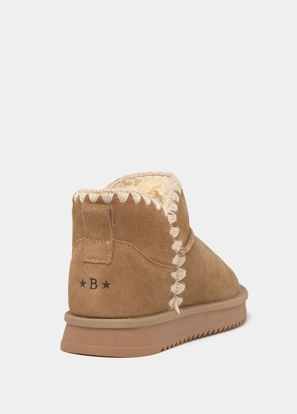 בראוני מגפיים נמוכות לנשים