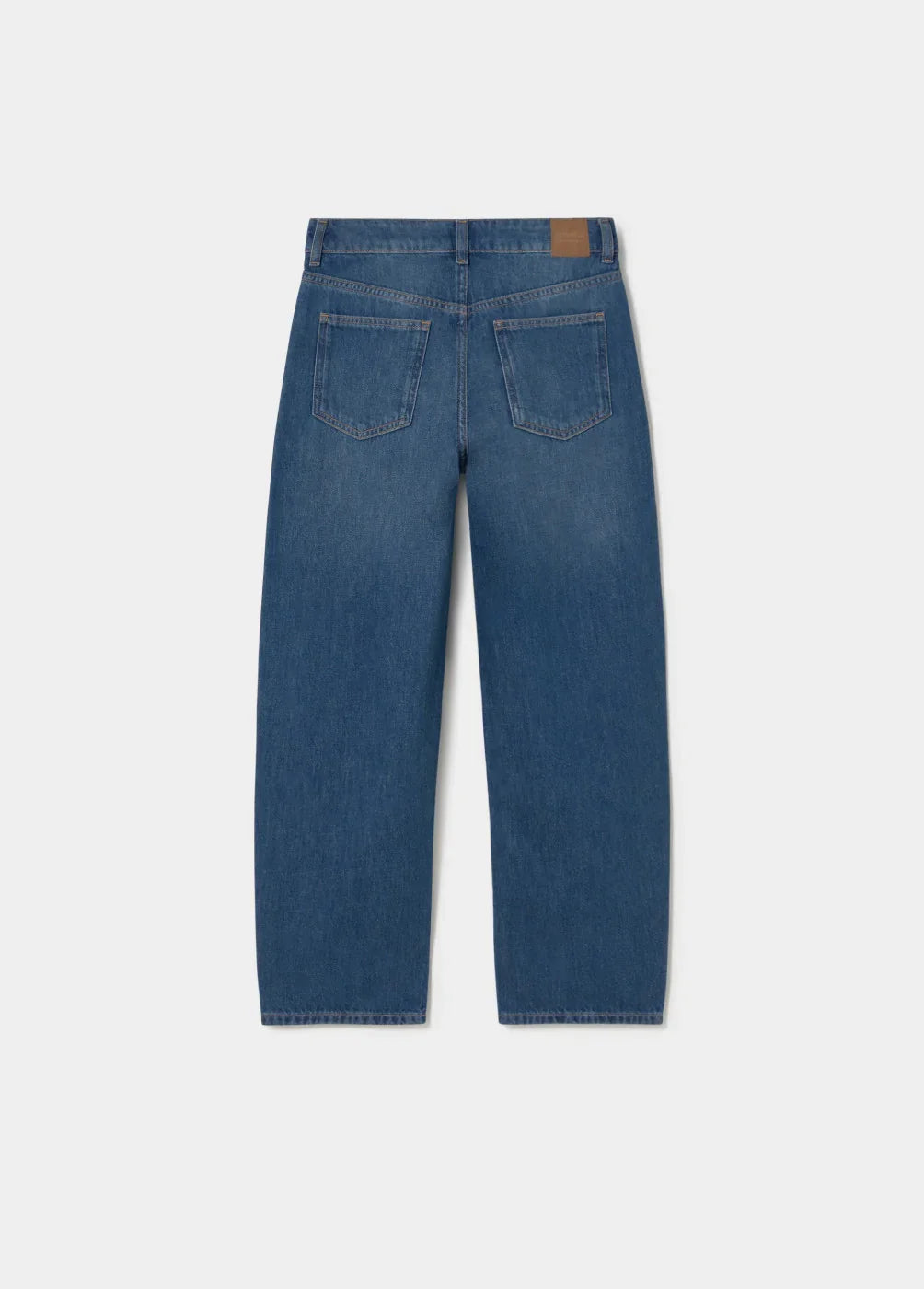 ג'ינס כחול קלאסי לגברים CHOZEN, גזרה רחבה, שני כיסים אחוריים, יבואן רשמי