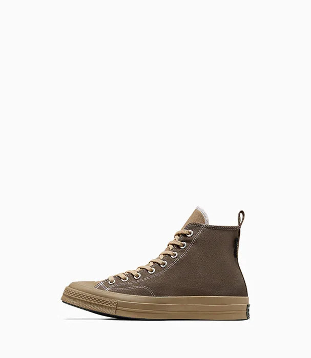 נעל סניקרס חומה גבוהה לגברים, עיצוב קלאסי, מבית CHOZEN מותגים מובילים