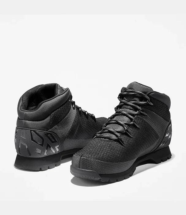 נעלי סניקרס שחורות גבוהות לגברים CHOZEN, עיצוב מודרני ואופנתי