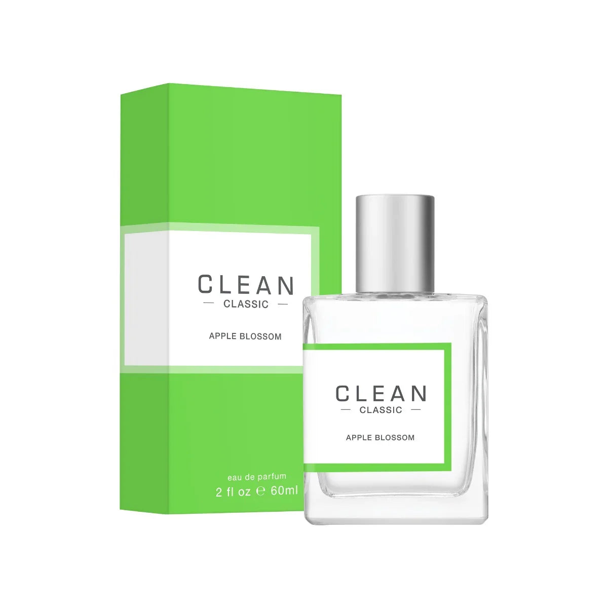 בושם CLEAN CLASSIC Apple Blossom 60 מ"ל עם קופסה ירוקה, מבית CHOZEN קבוצה אלפא