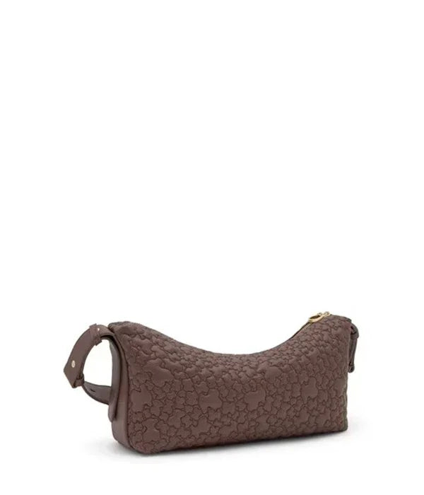 טואוס תיק צד Puffy Bear בצבע חום