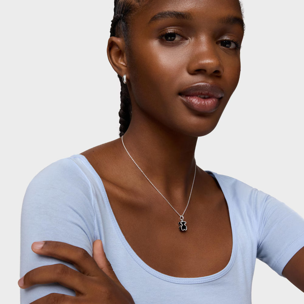 טואוס שרשרת דובי GALAXY מכסף