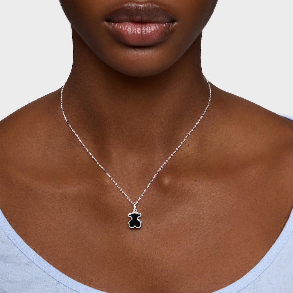 טואוס שרשרת דובי GALAXY מכסף