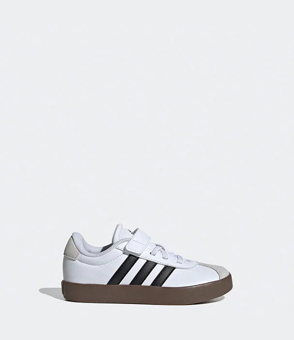 נעל סניקרס אפורה עם שלושה פסים שחורים, נעלי ספורט לילדים CHOZEN