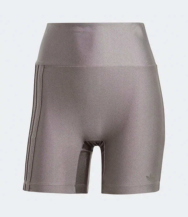 מכנסי ספורט נשים אפורים, גזרה גבוהה, עיצוב חלק עם פסי צד, CHOZEN מותגים מובילים