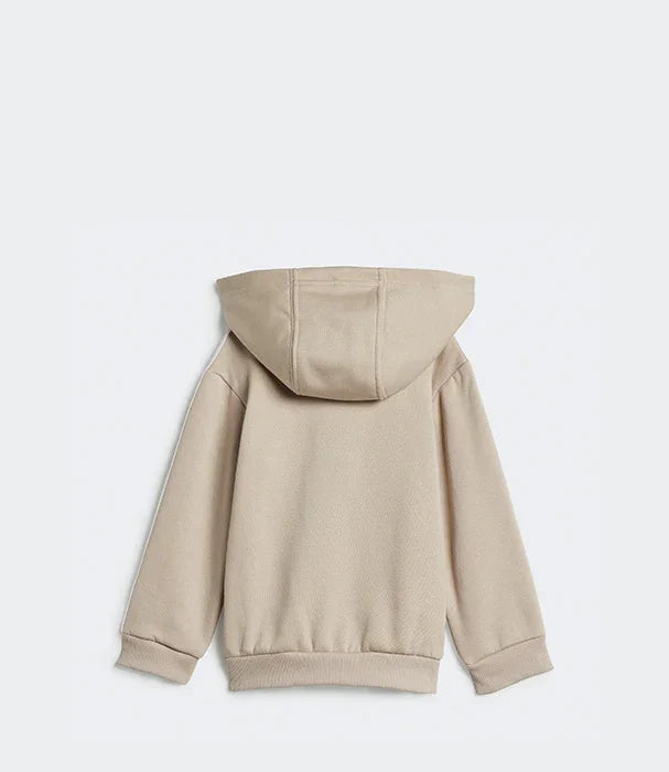 סווטשירט קפוצ'ון אפור, צילום גב עליון, אופנת CHOZEN