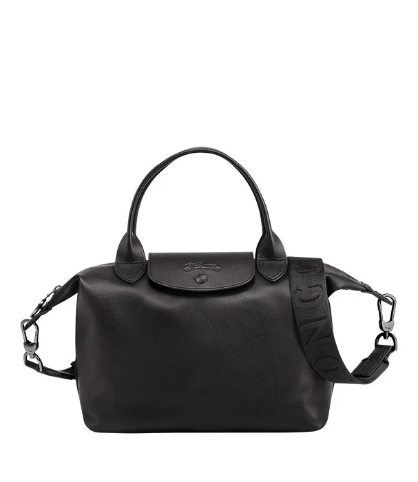 תיק יד שחור יוקרתי עם רצועה מתפרקת, עיצוב אופנתי באתר CHOZEN, מותגים מובילים