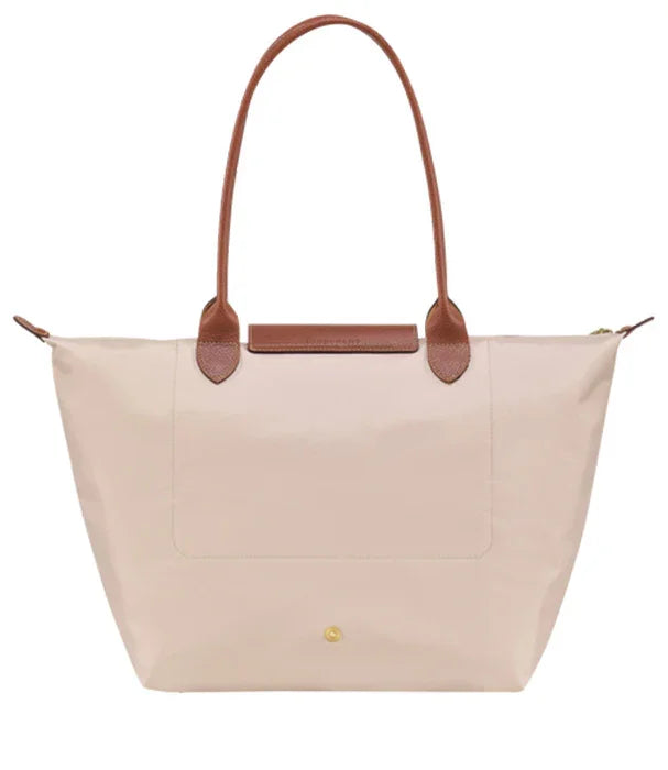 תיק יד נשים בז' עם רצועות חומות, מבית מותג יוקרתי, CHOZEN, באתר קבוצת אלפא