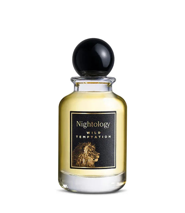 בקבוק בושם Nightology Wild Temptation 100 מ"ל עם תווית אריה, מבית CHOZEN