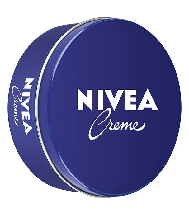 קרם לחות NIVEA בתיבת פח כחולה, מותג טיפוח מהמובילים באתר CHOZEN
