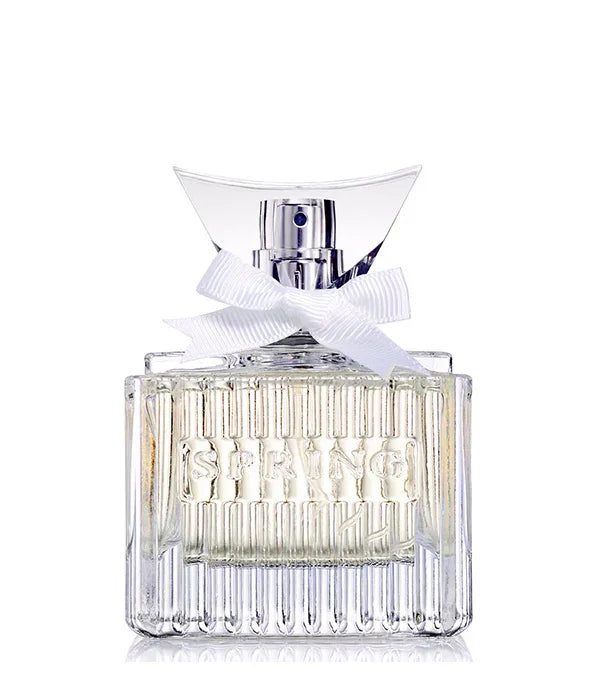 בקבוק בושם SPRING מזכוכית בדגם יוקרתי עם סרט לבן, ממותג CHOZEN, מבית קבוצת אלפא