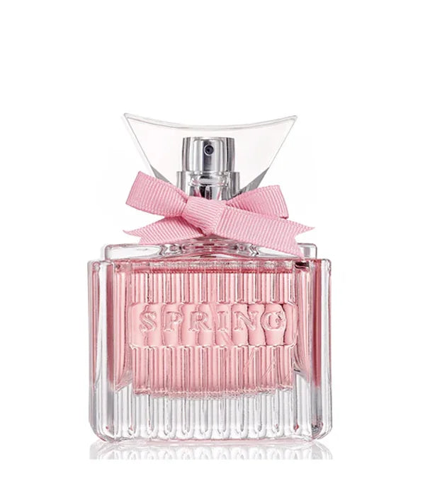 בקבוק בושם יוקרתי SPRING ורוד עם פקק שקוף וסרט ורוד, CHOZEN מותגים מובילים