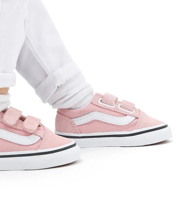 סניקרס ואנס ורודות עם סקוטש לפעוטות, נעליים אופנתיות מבית CHOZEN