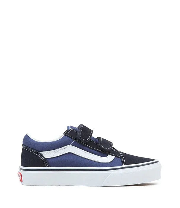 נעלי ואנס ורודות עם סקוץ' לילדים, דגם אולד סקול, על רקע לבן מבית CHOZEN