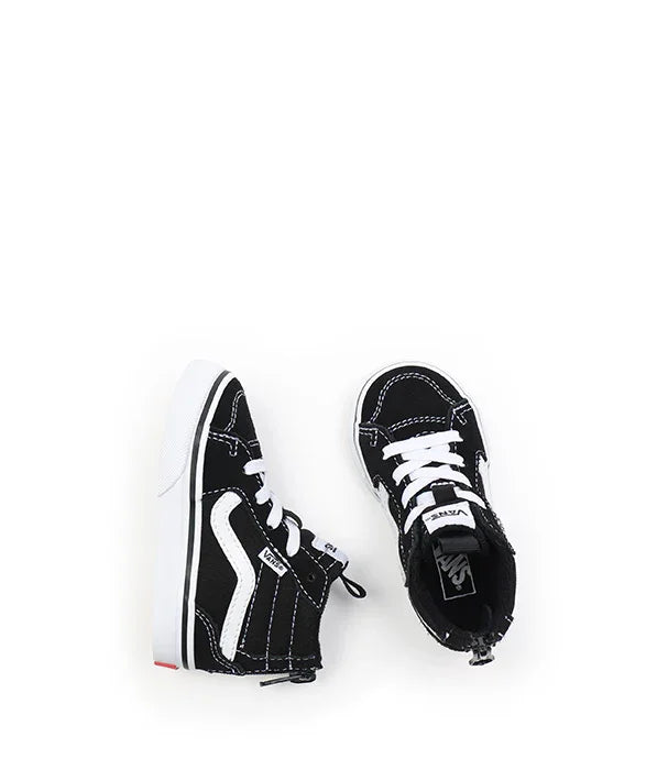 נעלי ואנס גבוהות לילדים בצבע שחור ולבן, מותג מוביל בחנות CHOZEN