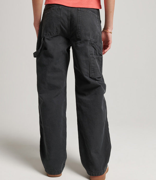 סופרדריי מכנסי קרגו רחבים לנשים