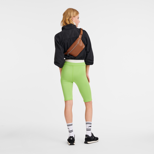 לונגשאמפ פאוץ' מעור Le Foulonné חום - CHOZEN