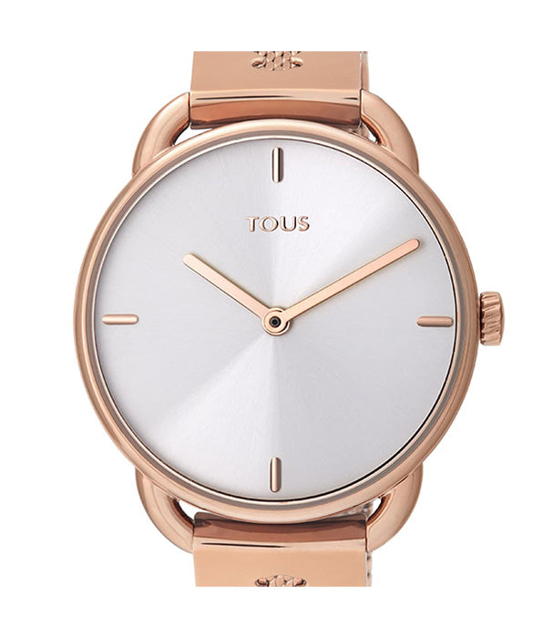 טואוס שעון מש פלדת אל חלד בציפוי ורוד