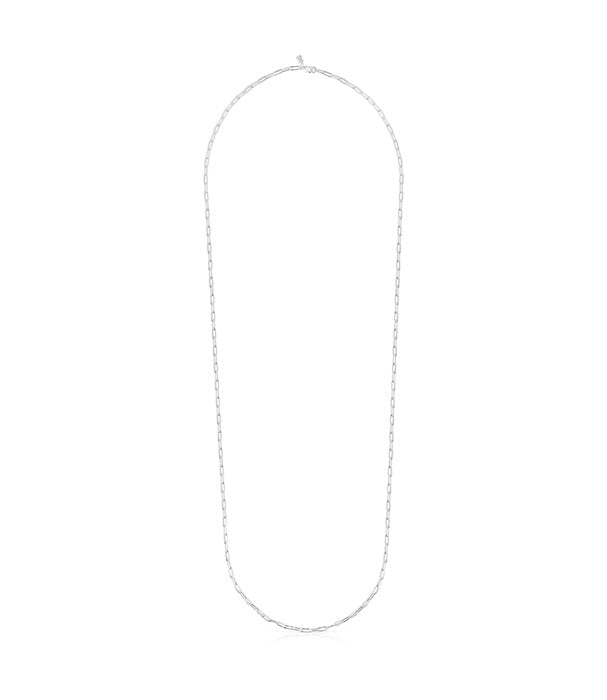 טואוס שרשרת טבעות אובליות Chain מכסף