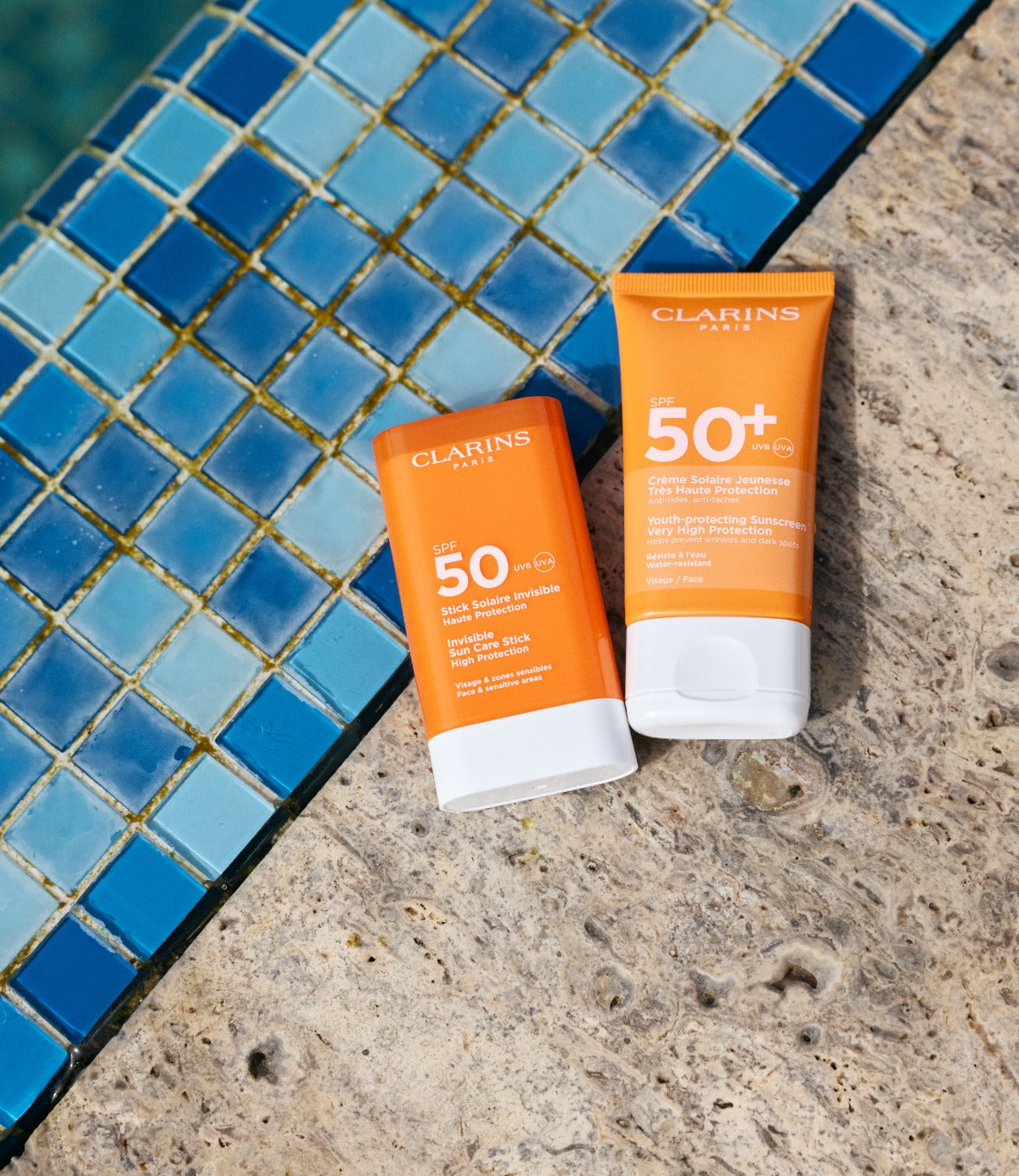 קלרינס סטיק הגנה לפנים SPF50