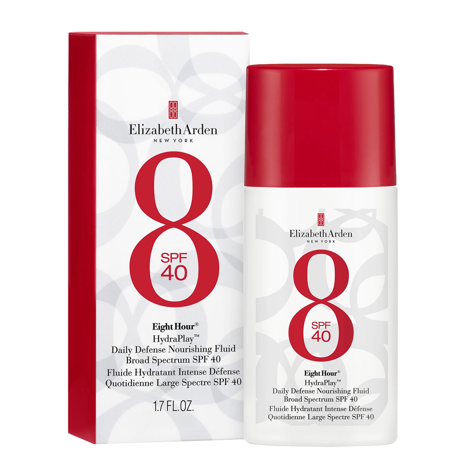 קרם פנים אליזבת ארדן Eight Hour HydraPlay עם SPF 40, הגנה והזנה לעור הפנים