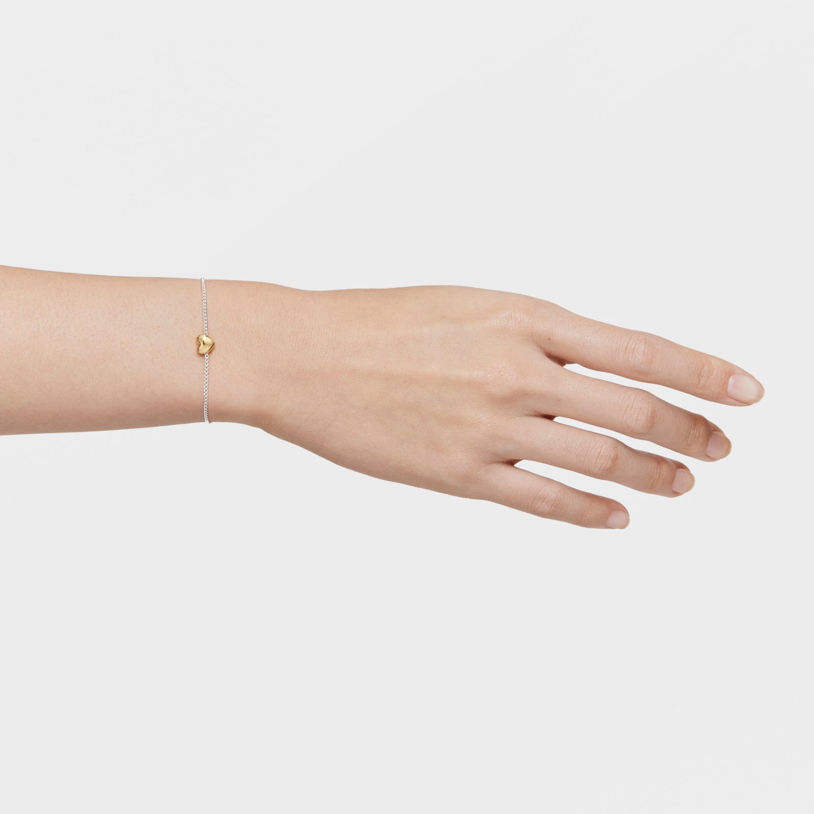 טואוס צמיד עם מוטיב לב My Other Half בשני גוונים