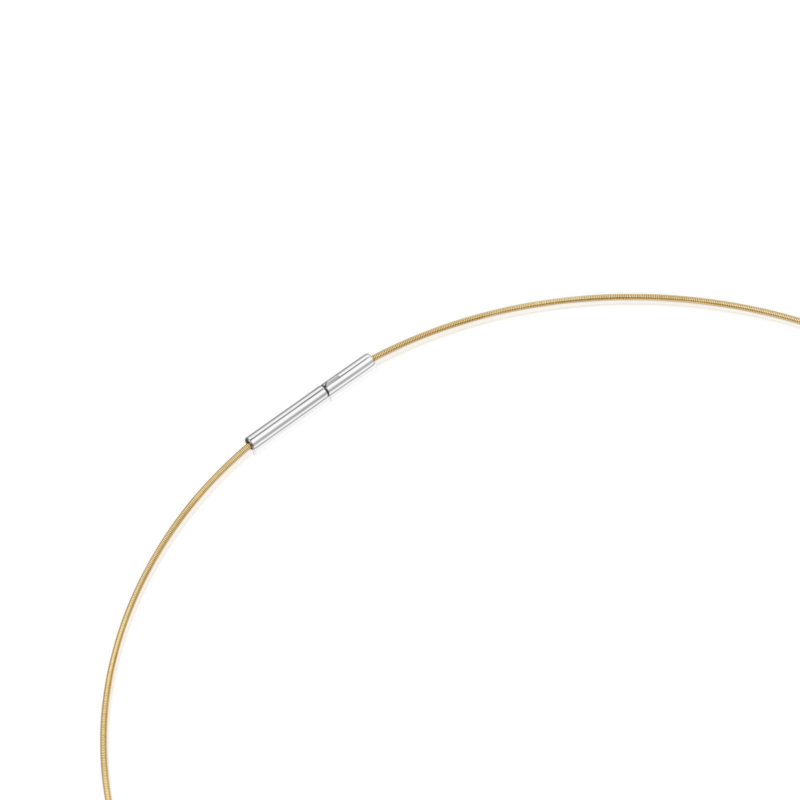 טואוס שרשרת Mesh Tube מזהב