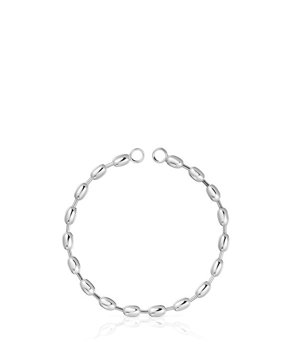 טואוס צמיד חוליות Hold Oval מכסף