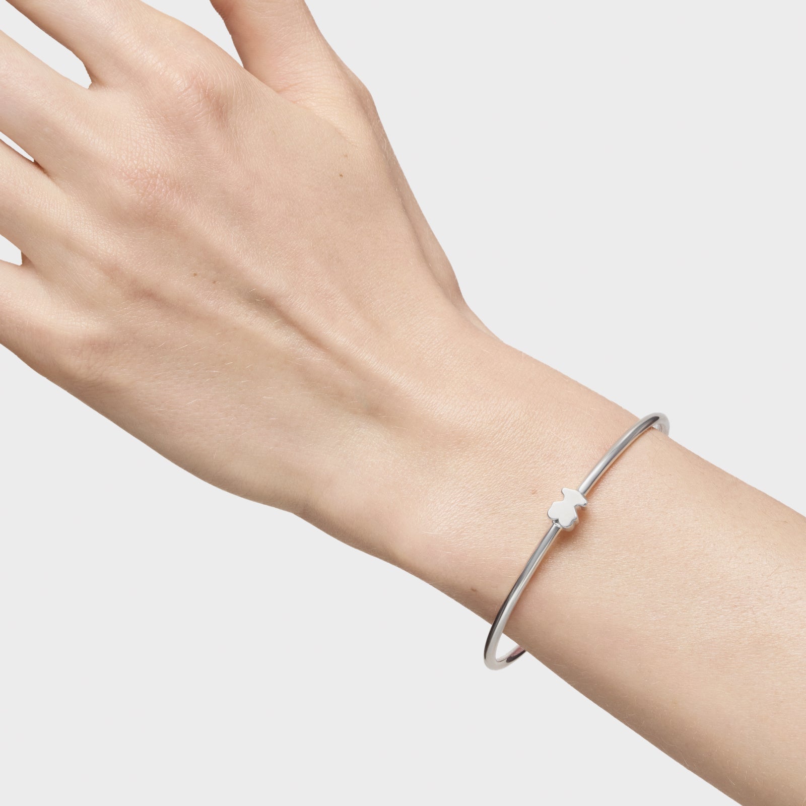 טואוס צמיד בנגל עם מוטיב דובי Sweet Dolls מכסף