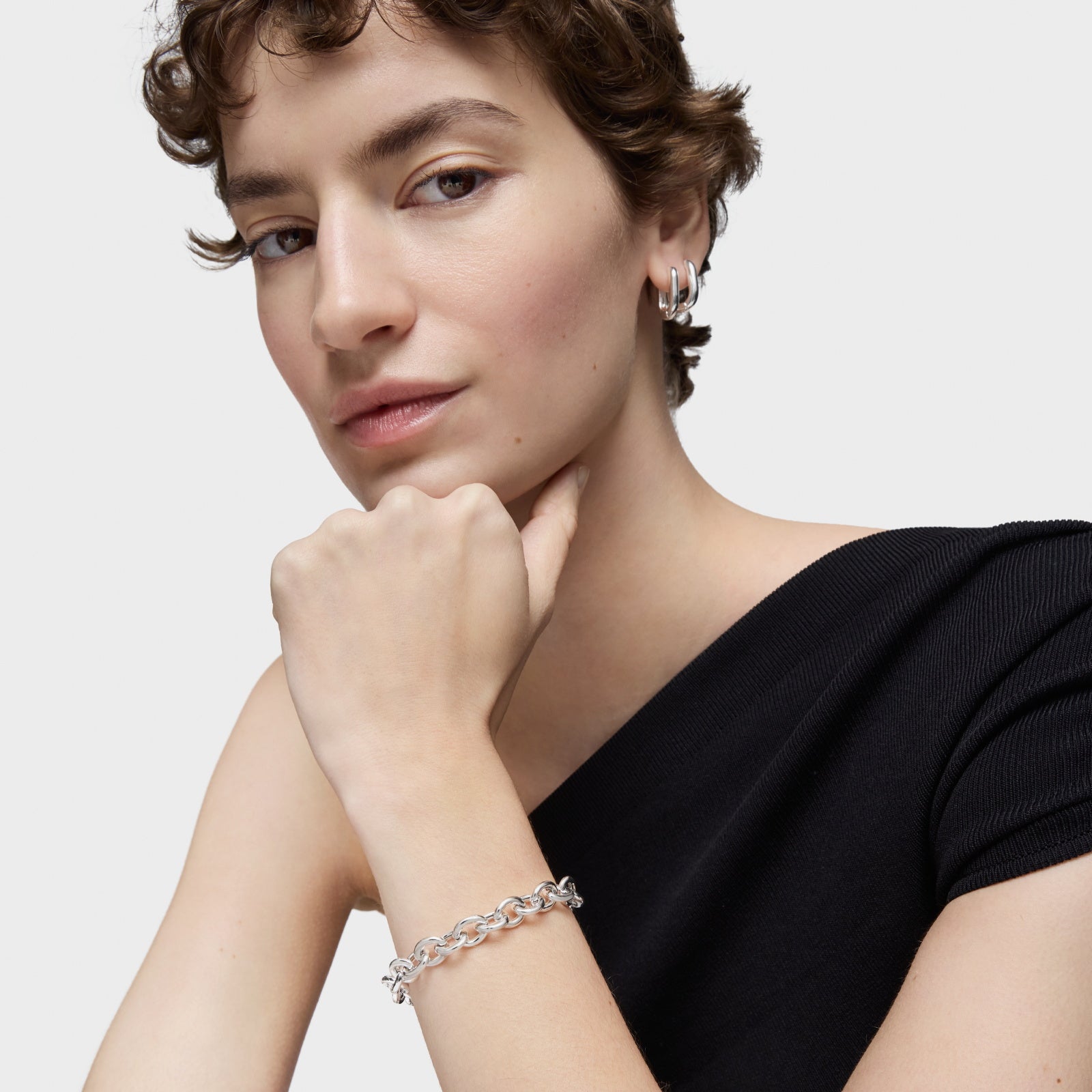 טואוס צמיד חוליות Basics מכסף