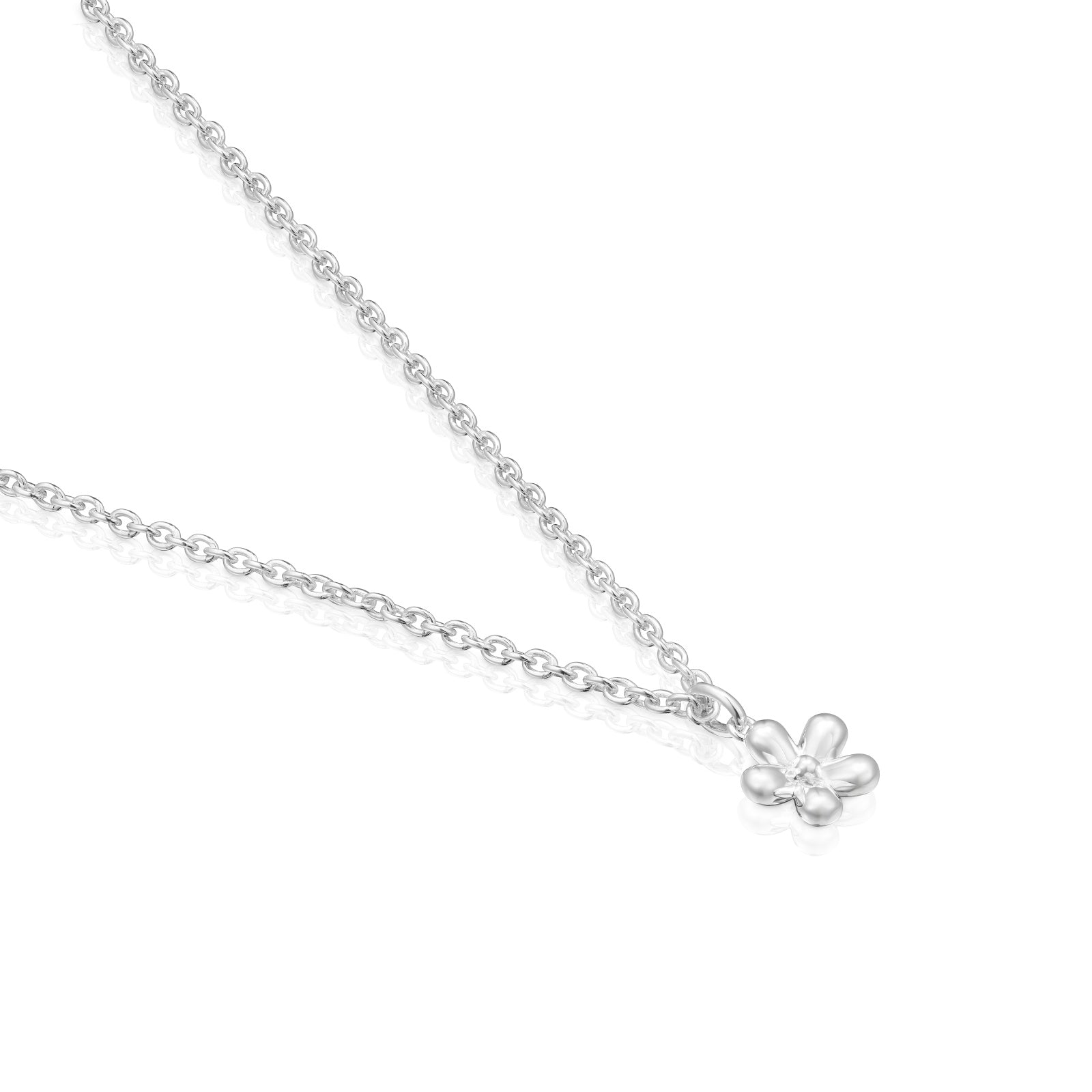 טואוס שרשרת פרח Daisy מכסף