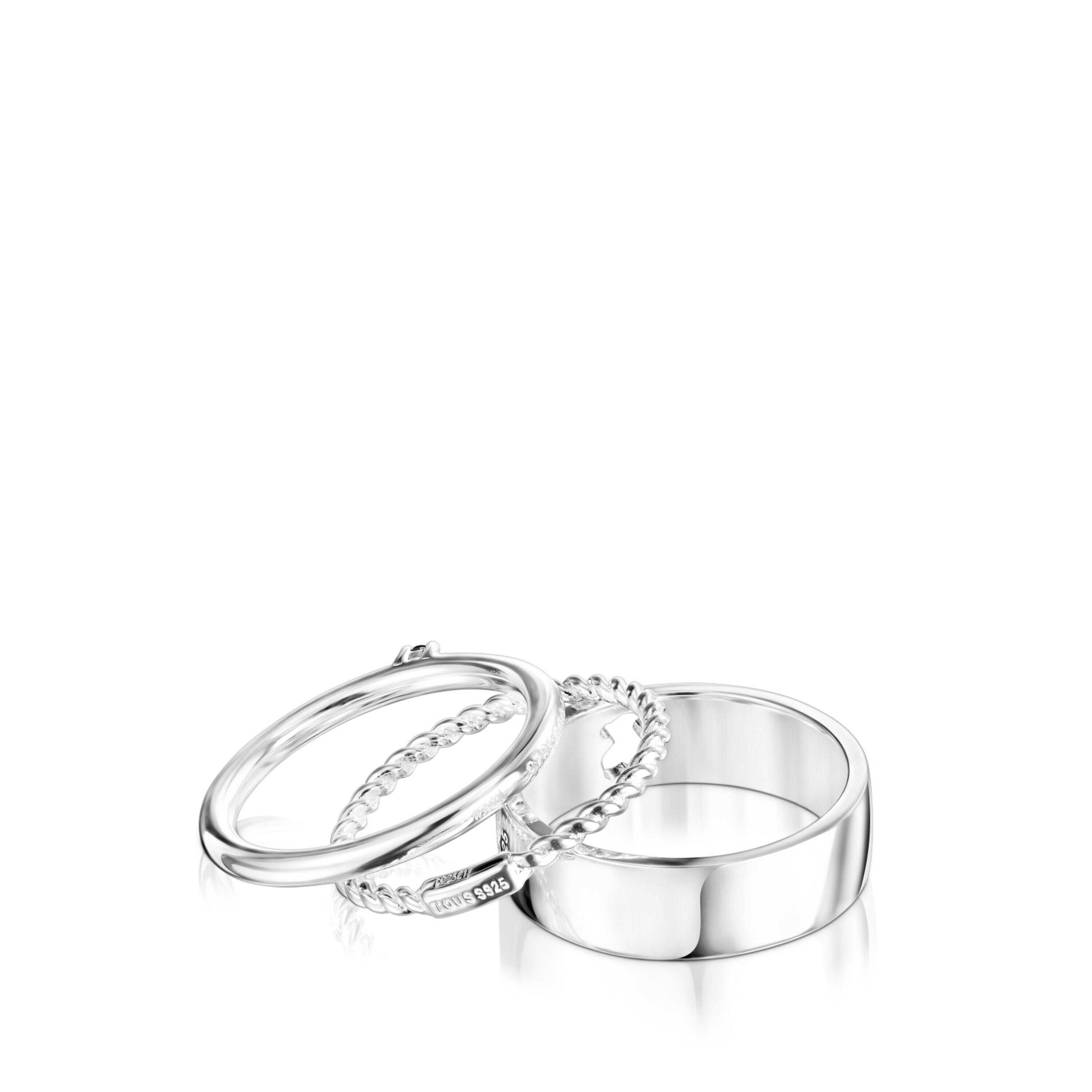 טואוס סט טבעות Ring mix כסף סטרלינג עם אבן ספינל