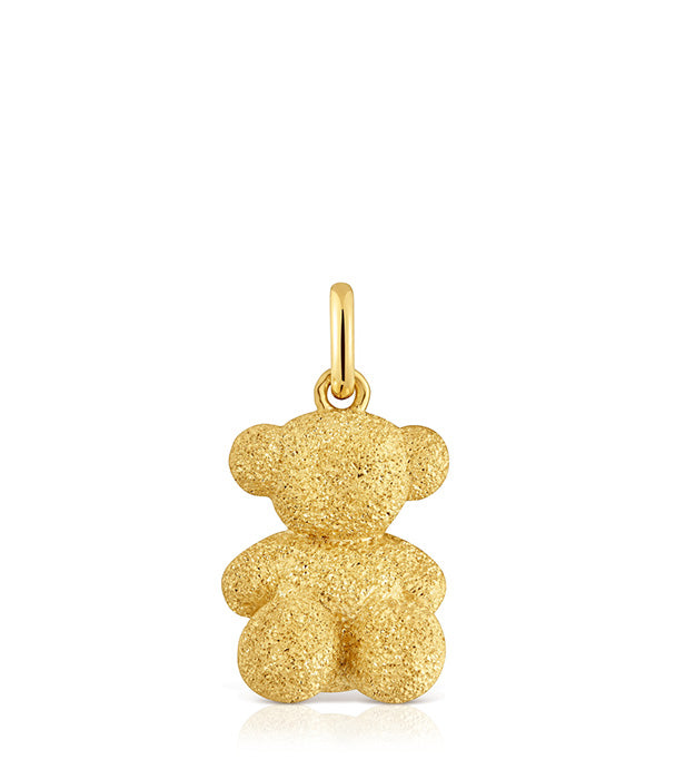 טואוס תליון דובי Bold Bear מכסף ועליו זהב 18 קראט