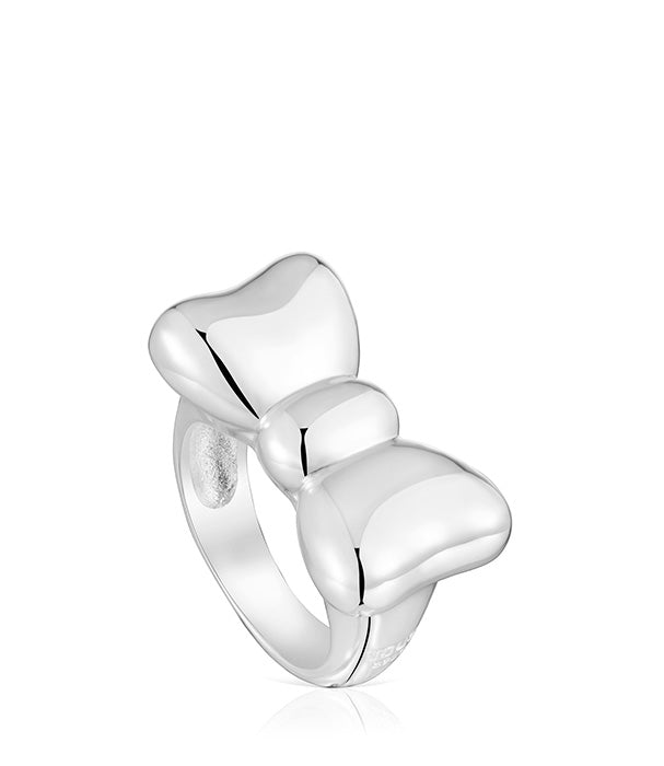 טואוס טבעת פפיון Ribbon מכסף