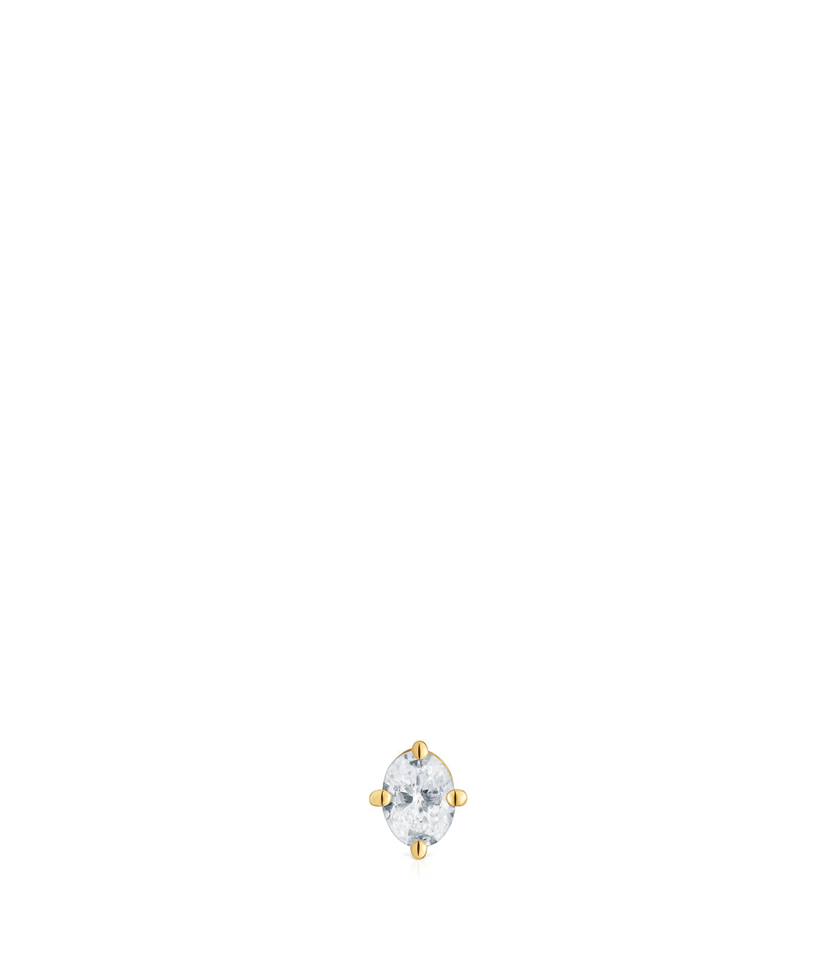 טואוס עגיל יחיד Shine LGD מזהב 14 קראט עם יהלום מעבדה