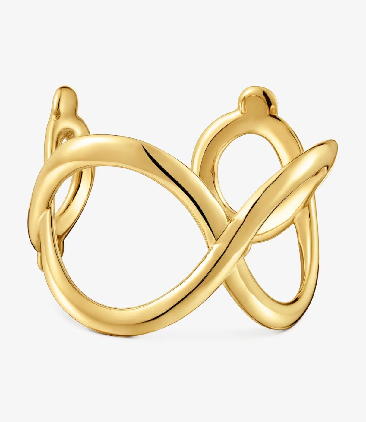 טואוס צמיד בנגל Infinity מפלדה בציפוי זהב - זהב
