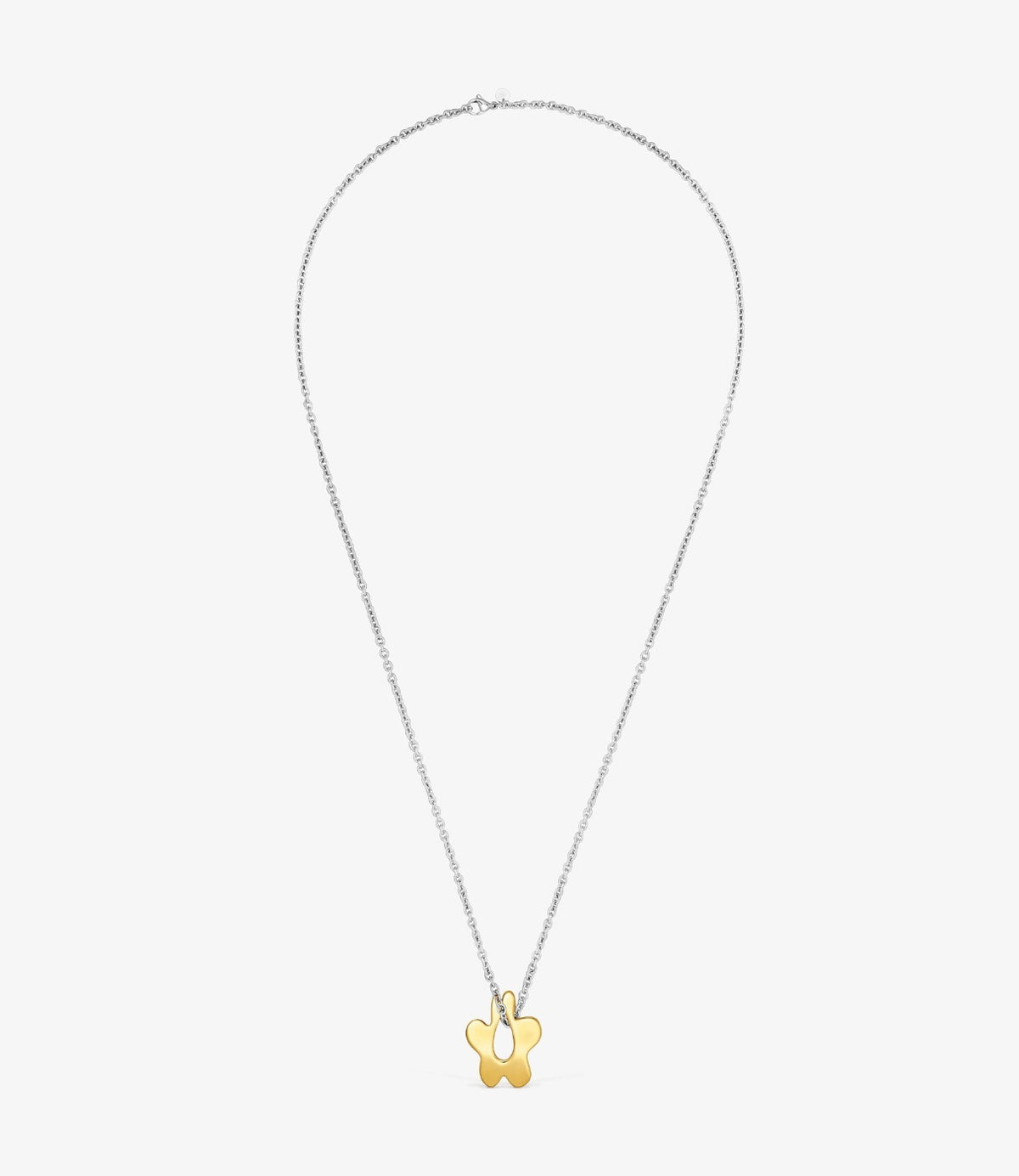 שרשרת טואוס Flower בזהב בתצוגה מלאה מהסגירה ועד התליון - CHOZEN